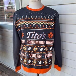 Tito’s Vodka pullover sweatshirt.  Large.  Great condition. Like new.